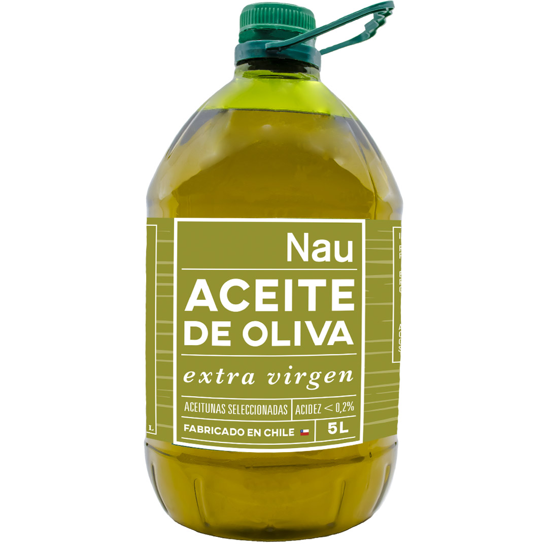 Aceite de Oliva Extra Virgen Nau 5 Litros Comercial HST