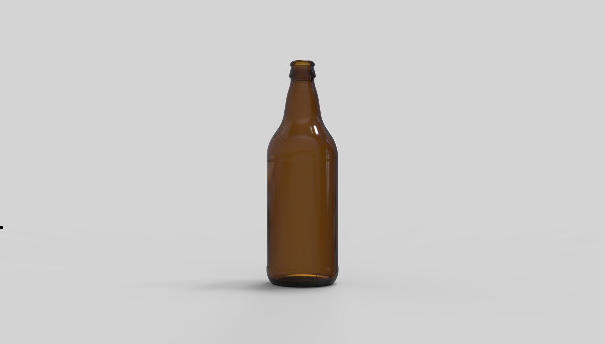Render Cerveza Generica 600 ml V3 Bot. Cerveza 600 Genérica VO B/Corona - Imagen 1
